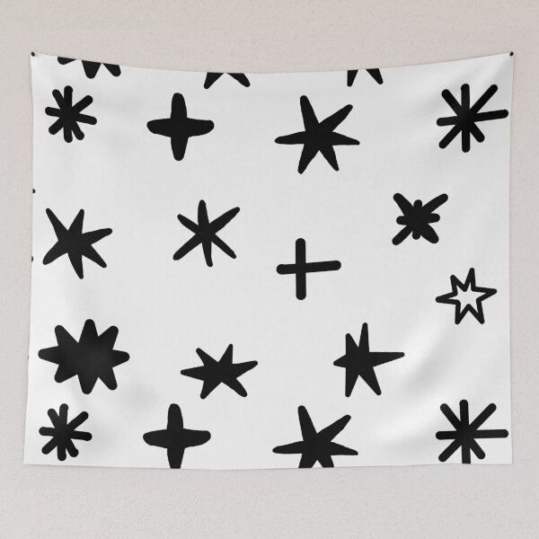 Item preview, 15 Hand Drawn Wonky Stars Set – Playful Doodle Star Collection designed and sold by EmeraldeaDesign.