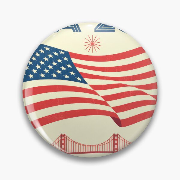 Item preview, USA 250 Vintage Patriotic Landmark Illustration designed and sold by DW-AiRT.