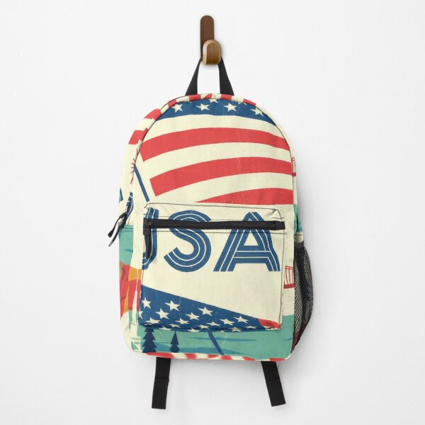Item preview, USA 250 Vintage Patriotic Landmark Illustration designed and sold by DW-AiRT.