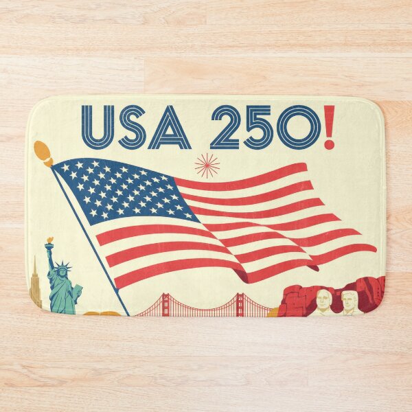 Item preview, USA 250 Vintage Patriotic Landmark Illustration designed and sold by DW-AiRT.