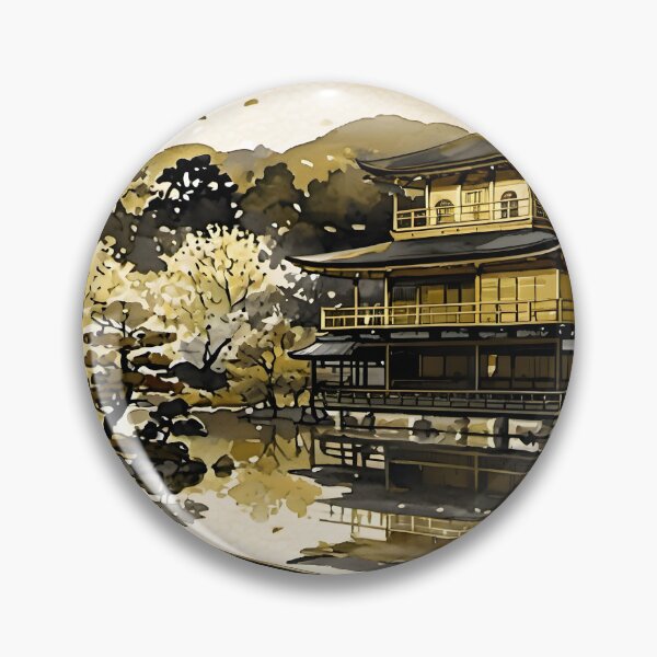 Item preview, Japanese Japanese Traditional Pattern - Traditional gold black Wagara Design designed and sold by KS-PopArtJapan.