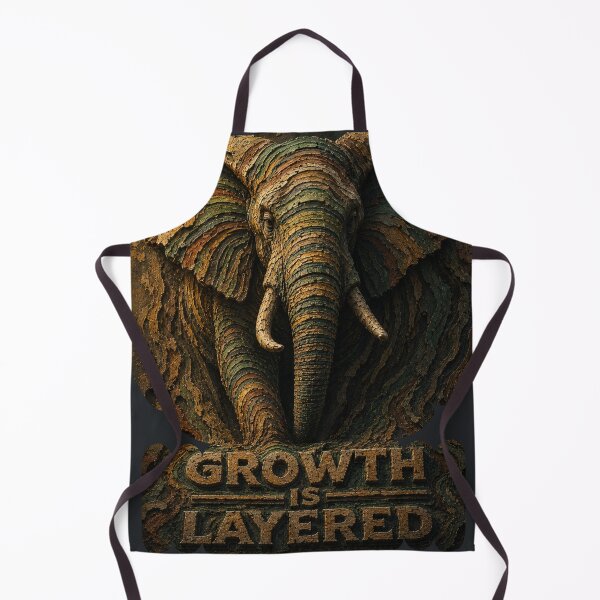 Item preview, Systems Architect Growth Is Layered Elephant Texture Graphic T-Shirt designed and sold by SavannaStrikes.