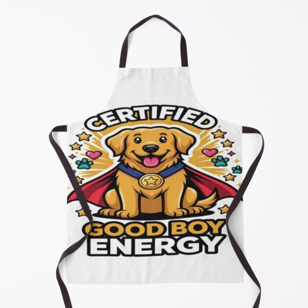 Item preview, Certified Good Boy Energy Funny Golden Retriever Superhero Design designed and sold by ClaussShop.