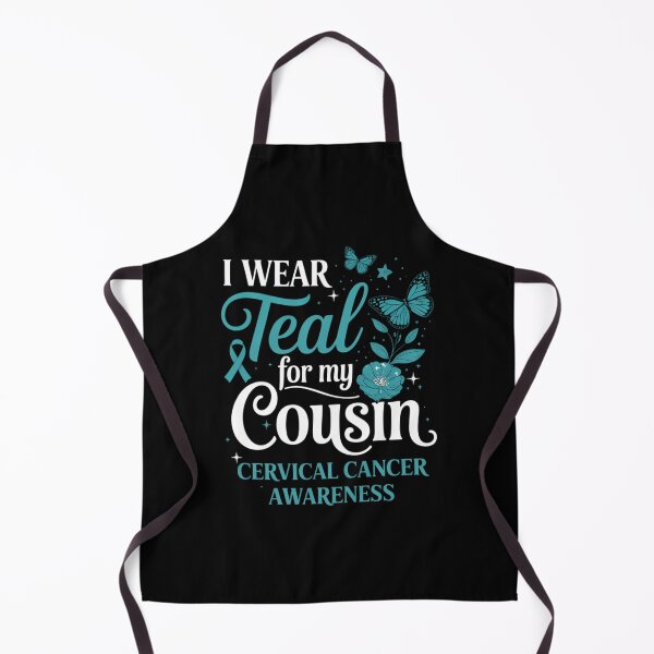 Item preview, I Wear Teal For My Cousin Cervical Cancer Awareness designed and sold by sailorjessiArt.