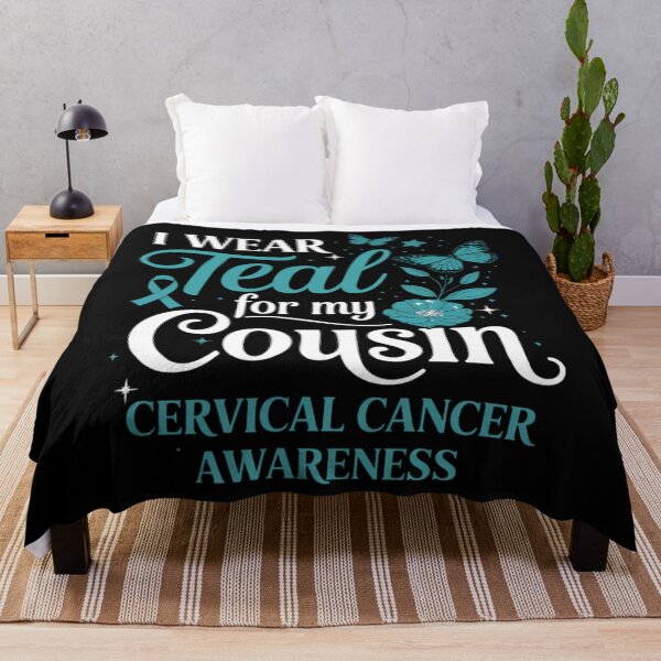 Item preview, I Wear Teal For My Cousin Cervical Cancer Awareness designed and sold by sailorjessiArt.