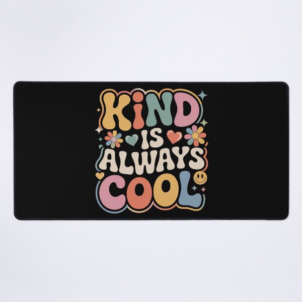 Item preview, Kind Is Always Cool Groovy Retro Typography designed and sold by luffy2374.