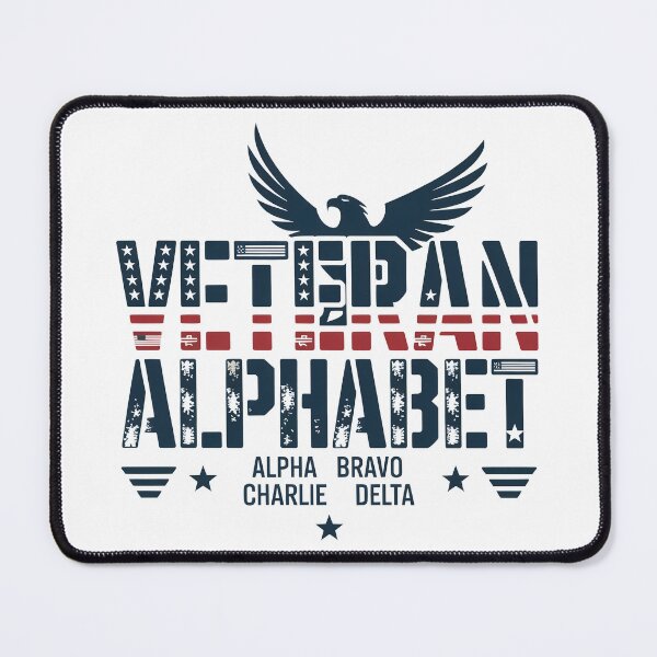 Item preview, Veteran Alphabet Military Phonetic Tribute designed and sold by OlizaPrint.