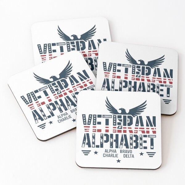 Item preview, Veteran Alphabet Military Phonetic Tribute designed and sold by OlizaPrint.