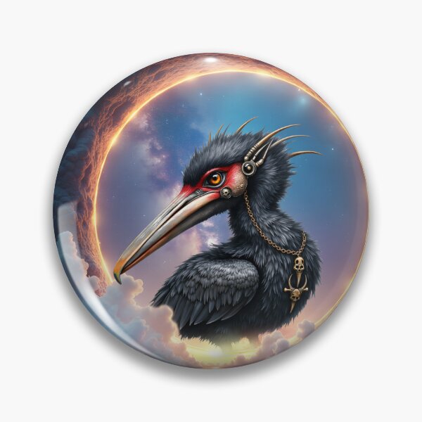 Item preview, The Portal Keeper – Moonlit Guardian of Forgotten Skies designed and sold by nicky2342.