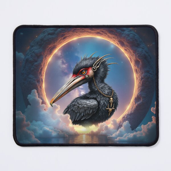 Item preview, The Portal Keeper – Moonlit Guardian of Forgotten Skies designed and sold by nicky2342.