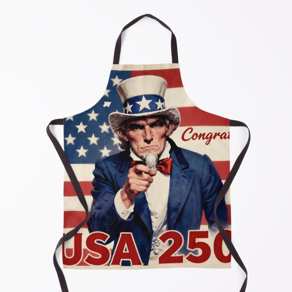 Item preview, Uncle Sam USA 250 Congrats Patriotic Vintage Poster designed and sold by DW-AiRT.