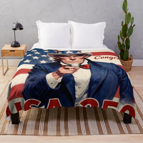 Item preview, Uncle Sam USA 250 Congrats Patriotic Vintage Poster designed and sold by DW-AiRT.