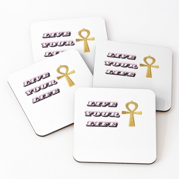 Artikelvorschau, Lebe dein Leben – Ankh-Symbol-Typografie-Design entworfen und verkauft von Wadotahir.