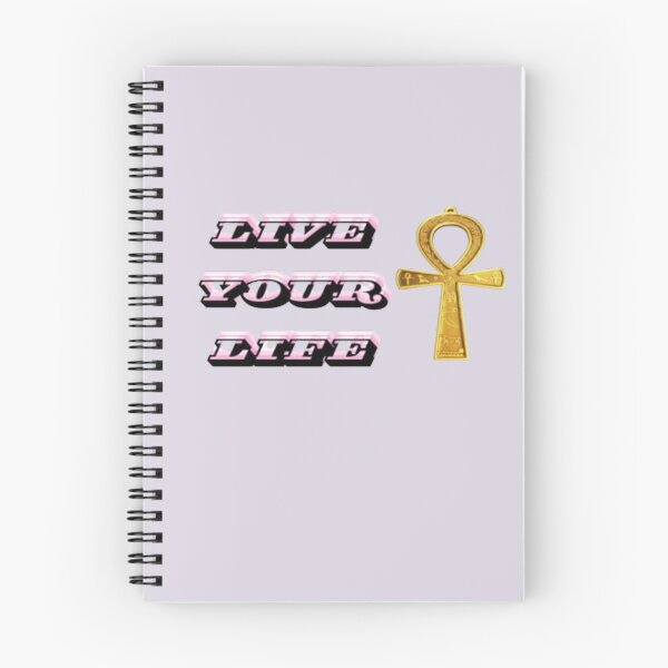 Item preview, Live Your Life Ankh Symbol Typography Design designed and sold by Wadotahir.
