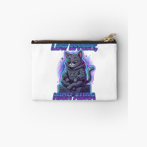 Item preview, Low Effort High Aura Funny Cat Aesthetic Design designed and sold by D3monic.