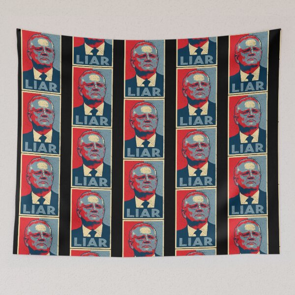 Item preview, Liar Scott Morrison Worn Design designed and sold by yanamily.