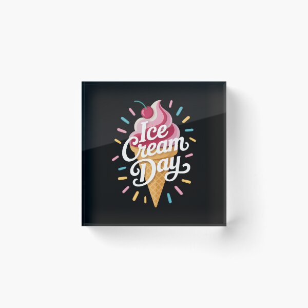 Item preview, Ice cream Day birthday summer ice cream lover designed and sold by sailorjessiArt.