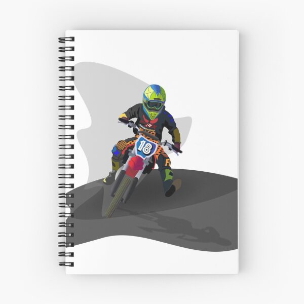 Item preview, Motocross Rider Number 18 — Vector Illustration designed and sold by jimmytedesky.