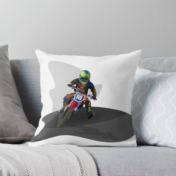 Item preview, Motocross Rider Number 18 — Vector Illustration designed and sold by jimmytedesky.
