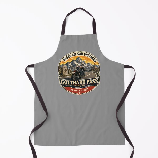 Item preview, Gotthard Pass Switzerland Gotthardpass Motorcycle Sticker TShirt 05 designed and sold by OuterShellUK.