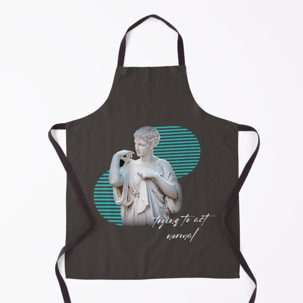 Item preview, Trying To Act Normal Vaporwave Statue designed and sold by DAILYNEEDSS.