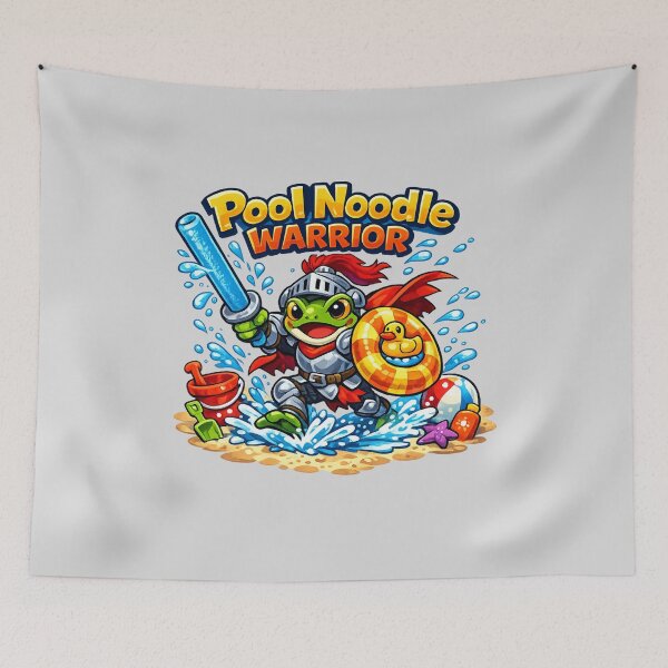 Item preview, pool noddle warrior designed and sold by stikrusak.