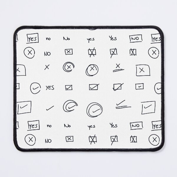 Item preview, Yes No Labels with Check and X Marks – Handwritten Planner Elements Set designed and sold by EmeraldeaDesign.