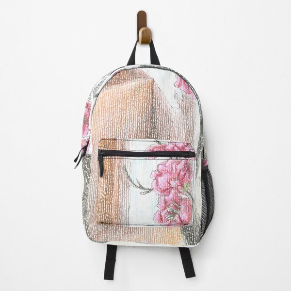 Item preview, Pink Flowers in Vases Colored Pencil Still Life designed and sold by jimmytedesky.