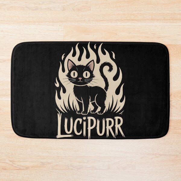 Item preview, Lucipurr Cute Evil Black Cat Flame Vector designed and sold by luffy2374.