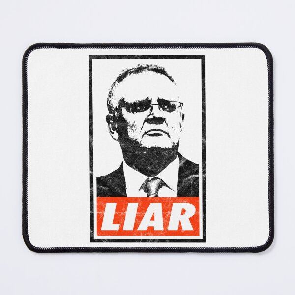 Item preview, Scott Morrison Liar (White Worn Look) designed and sold by yanamily.