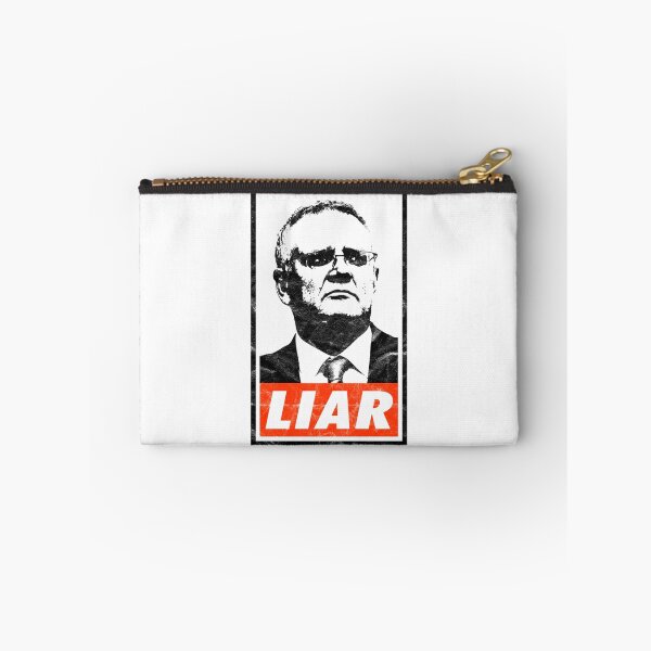 Item preview, Scott Morrison Liar (White Worn Look) designed and sold by yanamily.