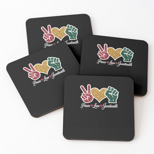 Item preview, Peace Love Juneteenth 1865 Black Pride Freedom designed and sold by sailorjessiArt.