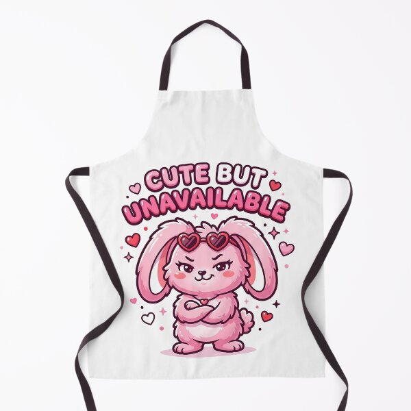 Item preview, Cute But Unavailable Fluffy Bunny Sassy Design designed and sold by D3monic.