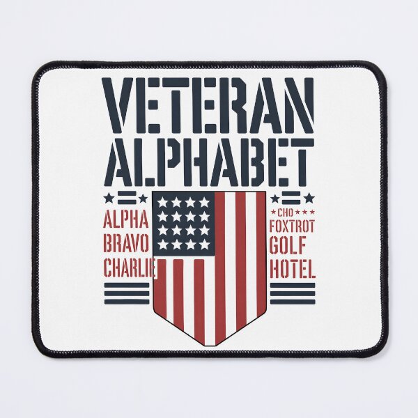 Item preview, Veteran Alphabet Military Phonetic Tribute designed and sold by OlizaPrint.