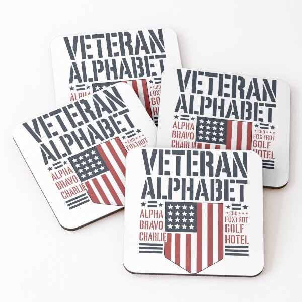 Item preview, Veteran Alphabet Military Phonetic Tribute designed and sold by OlizaPrint.