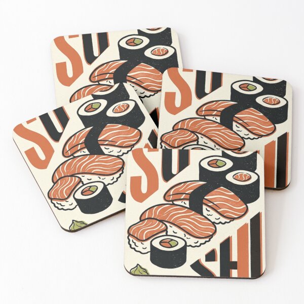 Item preview, Sushi Rolls Into the Cyber Cauldron and Steals the Skateboard Anyway   designed and sold by Print Fiction.