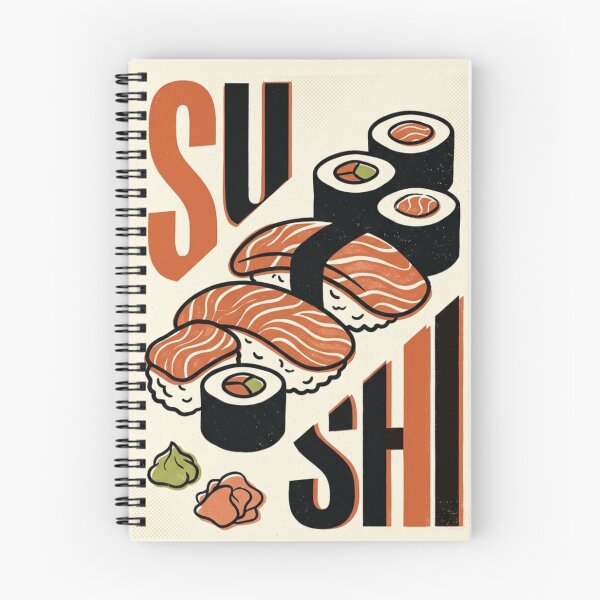 Item preview, Sushi Rolls Into the Cyber Cauldron and Steals the Skateboard Anyway   designed and sold by Print Fiction.
