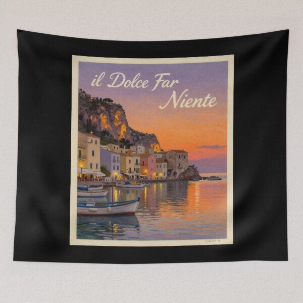 Item preview, Il Dolce far niente designed and sold by LaughandLaugh.