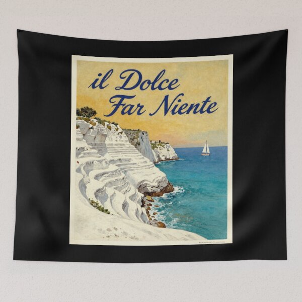Item preview, Il Dolce far niente designed and sold by LaughandLaugh.