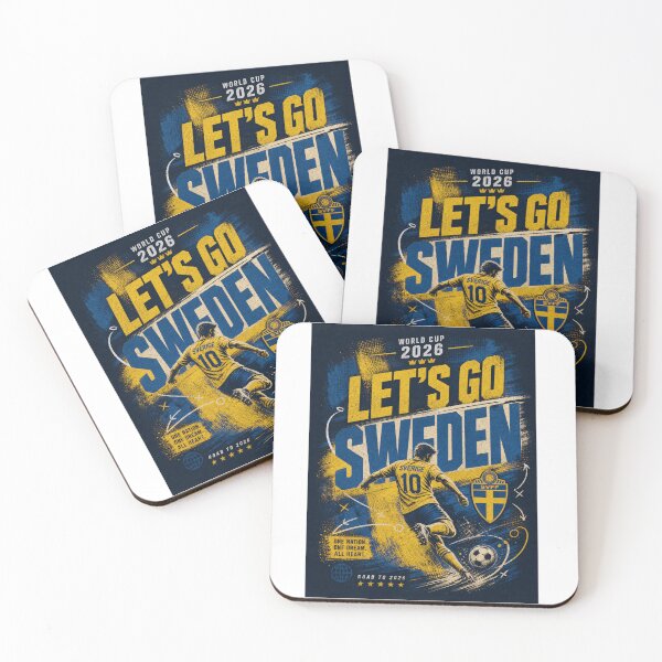 Item preview, Let’s Go Sweden – World Cup 2026 Vintage Distressed Soccer Fan designed and sold by Jandedan.