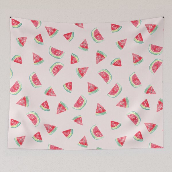 Item preview, Hand Painted Watercolor Watermelon  - Patterned designed and sold by aneladesigns.