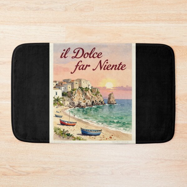 Item preview, il Dolce far niente designed and sold by LaughandLaugh.