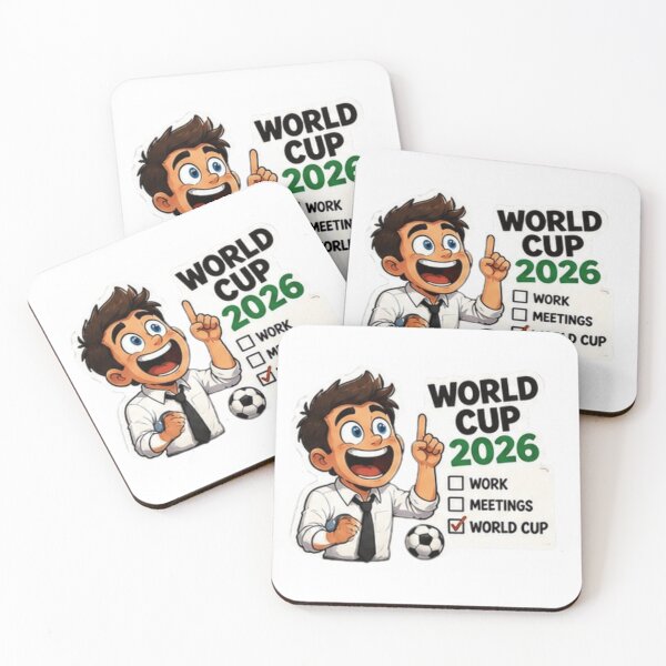 Item preview, World Cup 2026 Work Meetings Can Wait Funny Football designed and sold by Pixanova.
