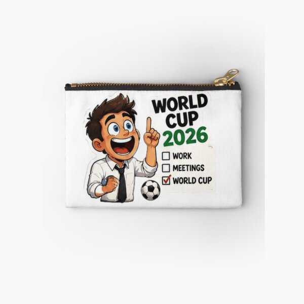Item preview, World Cup 2026 Work Meetings Can Wait Funny Football designed and sold by Pixanova.