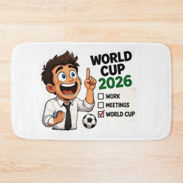 Item preview, World Cup 2026 Work Meetings Can Wait Funny Football designed and sold by Pixanova.