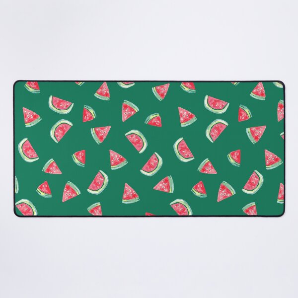 Item preview, Hand Painted Watercolor Watermelon on green - Patterned designed and sold by aneladesigns.