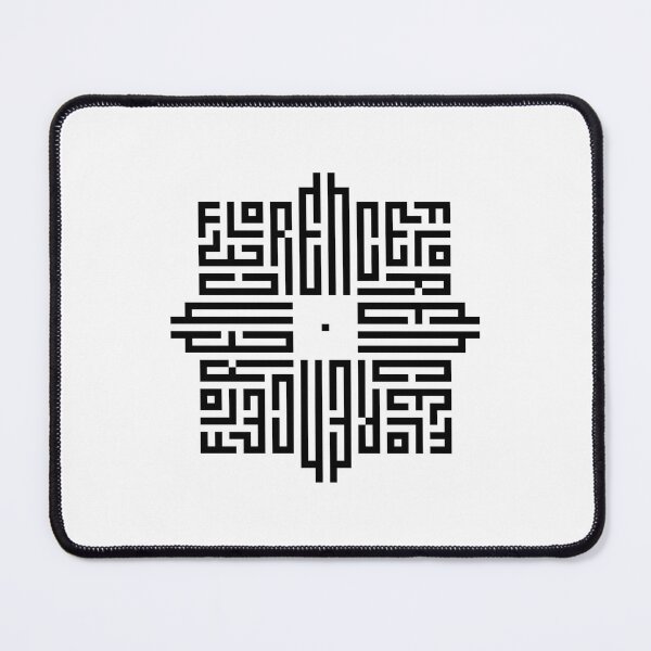 Item preview, FLORENCE | Black | Modern Geometric Kufi Calligraphy | From Name to Art designed and sold by FOR YOUR NAME.