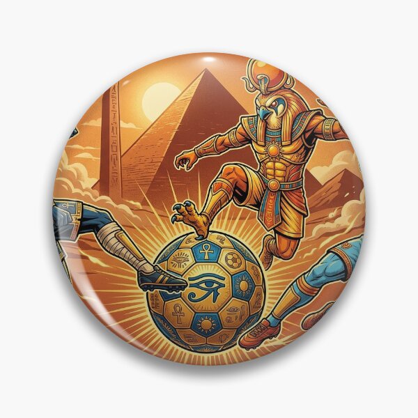 Item preview, Egyptian Gods Soccer Art – Mythology Football Fan Design designed and sold by MarinaBolbol.