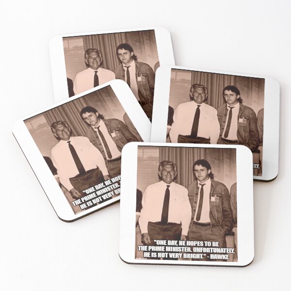 Item preview, Vintage Bob Hawke And Anthony Albanese designed and sold by yanamily.