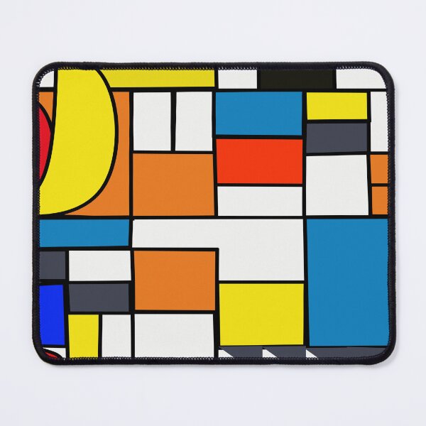 Item preview, Abstract Geometric Shapes Colorful Composition Art designed and sold by design2xstudio.
